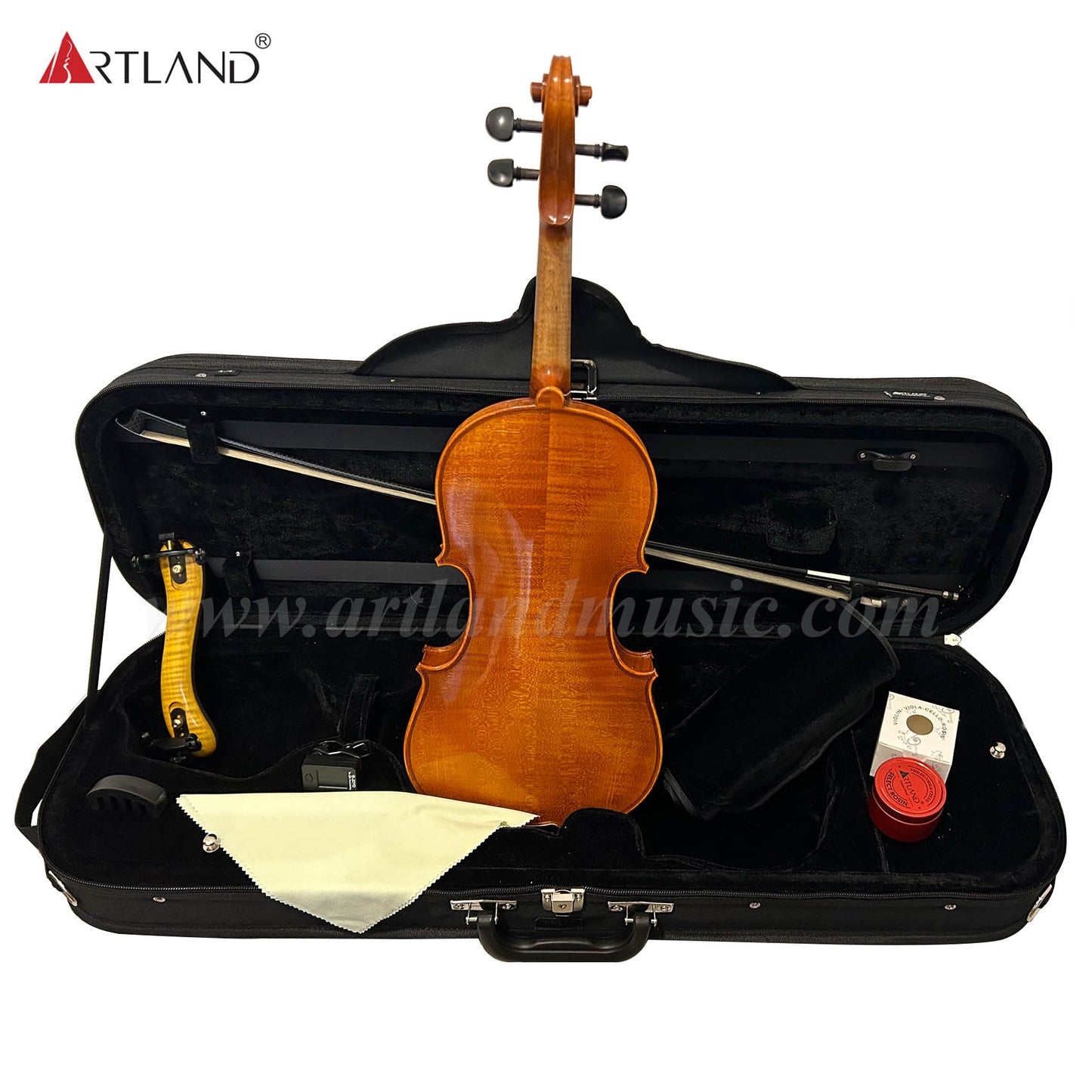 Hand Made Violins With Antique Spirit Varnish And Natural Flame