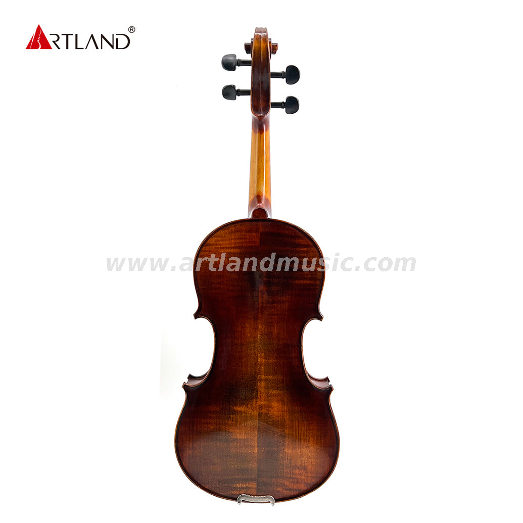 Hand Made Violins With Antique Spirit Varnish And Natural Flame