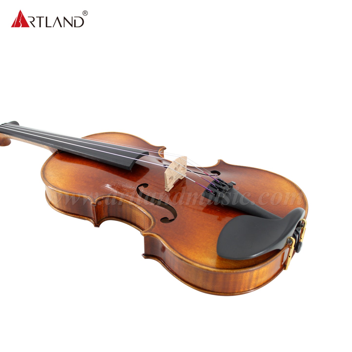 Hand Made Violins With Antique Spirit Varnish And Natural Flame