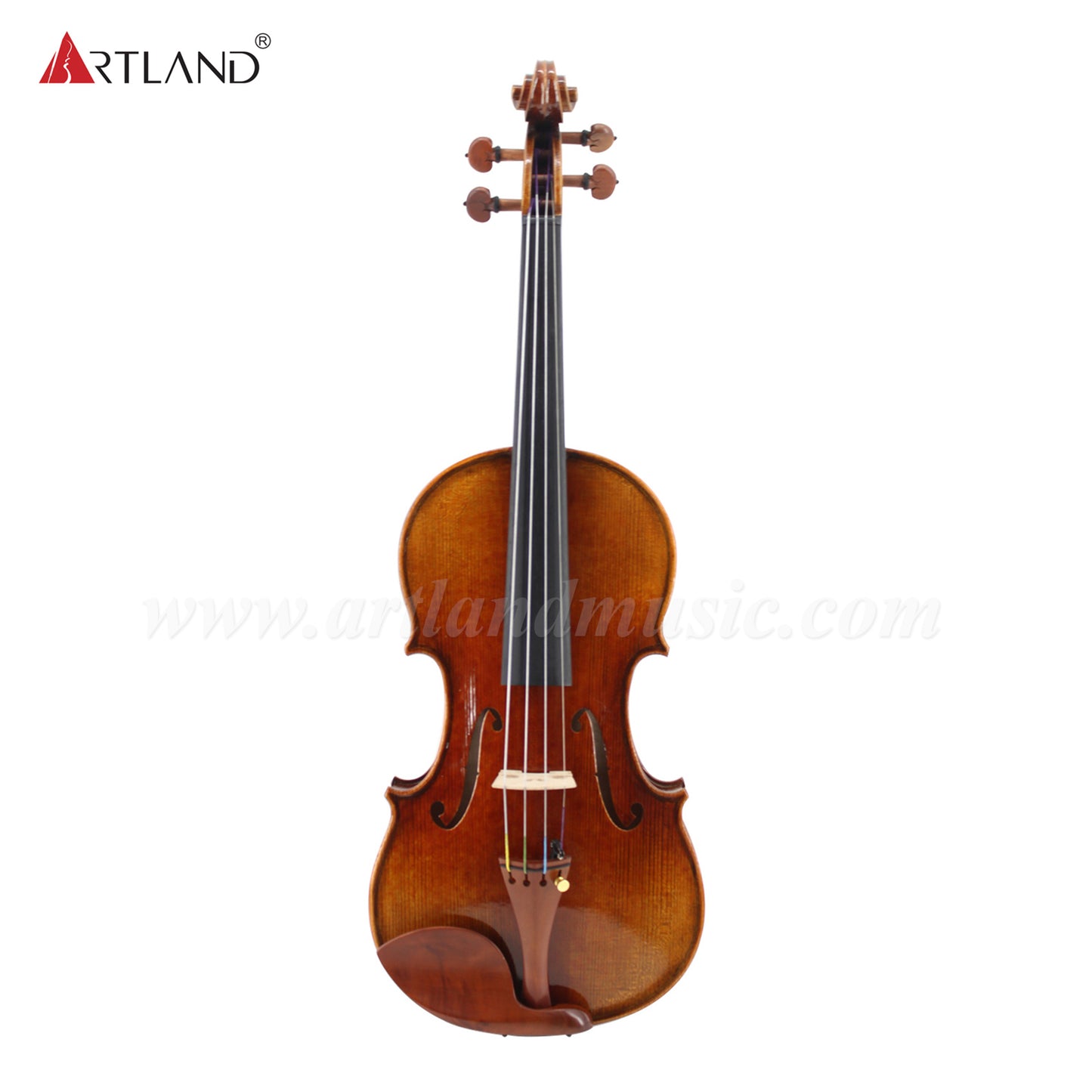 Hand Made Violins With Antique Spirit Varnish And Natural Flame